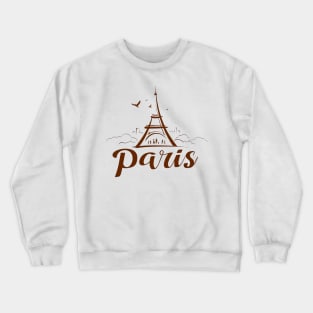 EIFFEL TOWER - STICKER - MINIMALIST Crewneck Sweatshirt